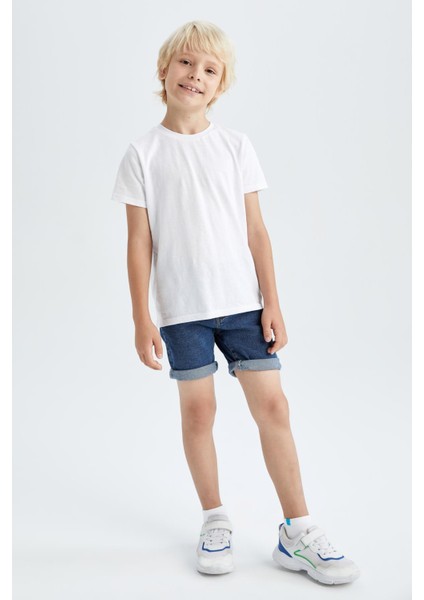 Erkek Çocuk Jean Şort Y9424A622HS