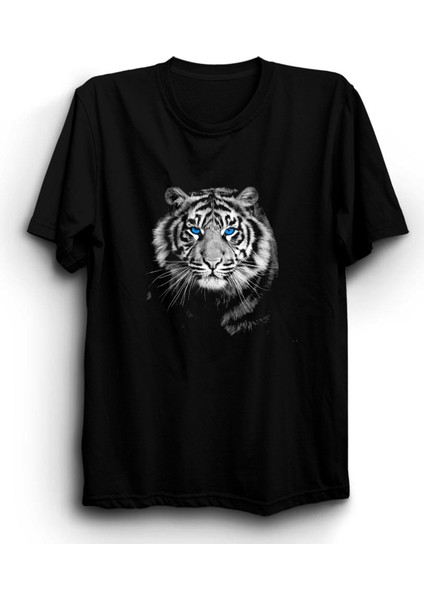 Tiger, Blue Eyes, Kaplan Tişört
