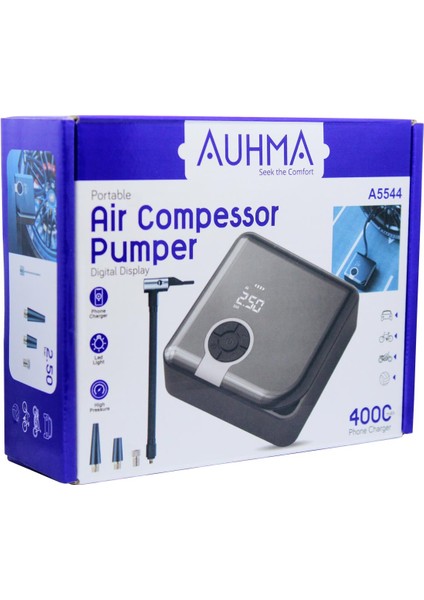 A5544 Şarjlı Dijital Lastik Şişirme Pompası fiyatları