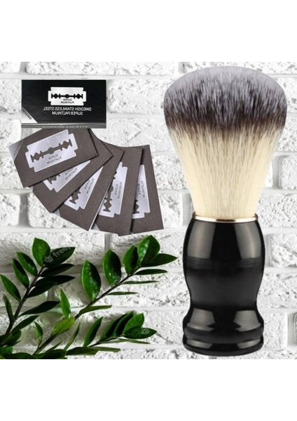 Shave U4 Full Metal Ustura + F8 Fırça + Kase + 5 Adet Platinum Yaprak Jilet