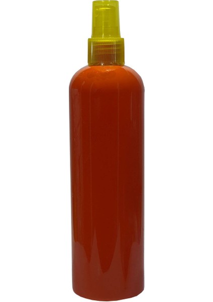 Boş Pet Şişe 400 ml + Valf Takım 10 Adet Turuncu