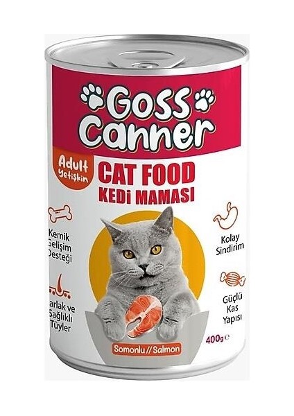 Somonlu Kedi Konservesi 400 gr