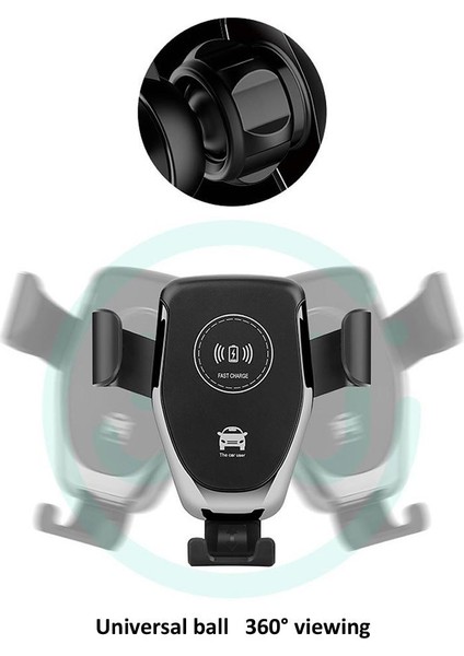 10 W Qi Araç Kablosuz Şarjlı Telefon Tutacağı (Yurt Dışından) fırsatları