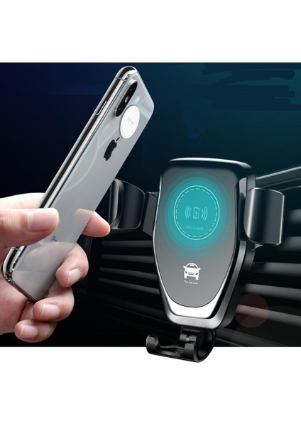 10 W Qi Araç Kablosuz Şarjlı Telefon Tutacağı (Yurt Dışından) indirimleri