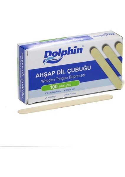 Dil Çubuğu - Ağda Spatulası 100 Adet Boy : 15 cm En :1,8 cm