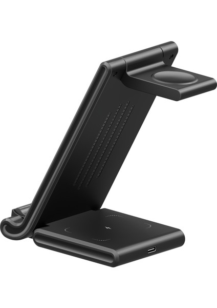 15W 3in1 Kablosuz Masaüstü Şarj Dock Standı Universal Portable Wireless Charge Station modelleri