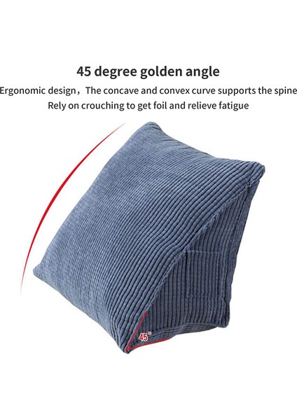 20* 36* 40 cm Üçgen Yastık Mavi (Yurt Dışından) fiyatları