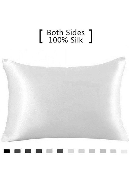 48 x 74 cm Ipek Yastık Kılıfı Beyaz (Yurt Dışından) fırsatları