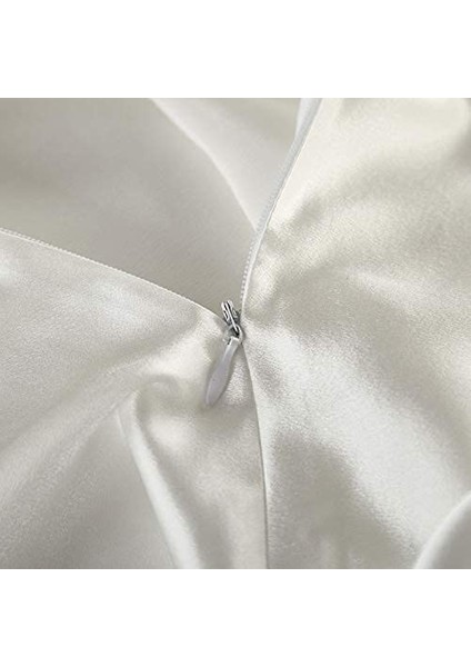 48 x 74 cm Ipek Yastık Kılıfı Beyaz (Yurt Dışından) indirimleri