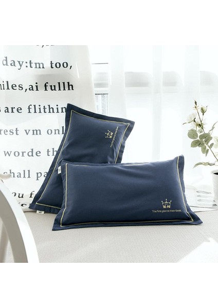 2 x 35* 55CM Yastık Kovanı Mavi (Yurt Dışından)