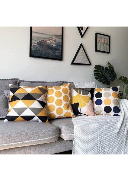 Yastık Kovanı 45X 45CM Geometrik Kafes (Yurt Dışından) fiyatları