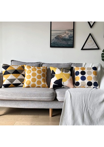 Yastık Kovanı 45X 45CM Geometrik Kafes (Yurt Dışından) modelleri