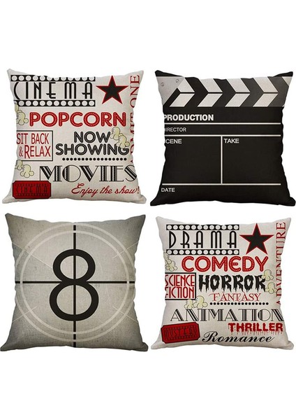 45 x 45 cm Film Kapağı Retro (Yurt Dışından)