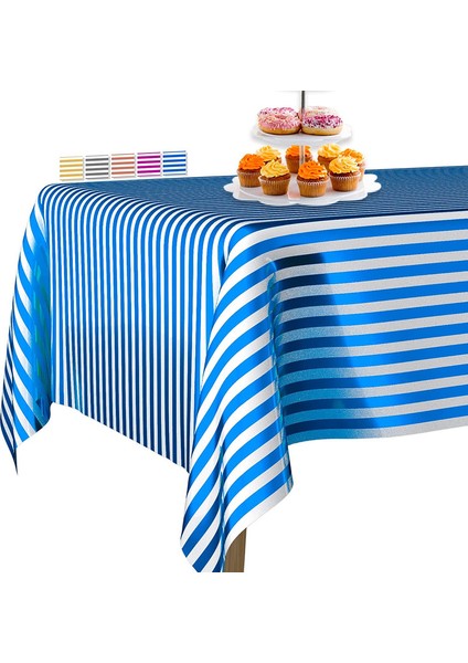 137 x 183CM Folyo Masa Örtüsü Mavi (Yurt Dışından)