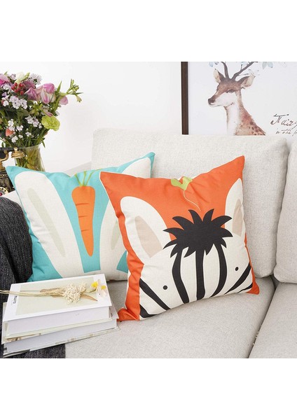 45 x 45 cm Karikatür Evcil Hayvan Yastık Kılıfı (Yurt Dışından) modelleri