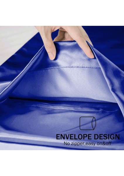 Saten Kapak 51 * 76 cm Lacivert (Yurt Dışından) fırsatları