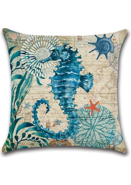 Yastık Kılıfı 45X 45CM Deniz Hayvanı (Yurt Dışından) indirimleri