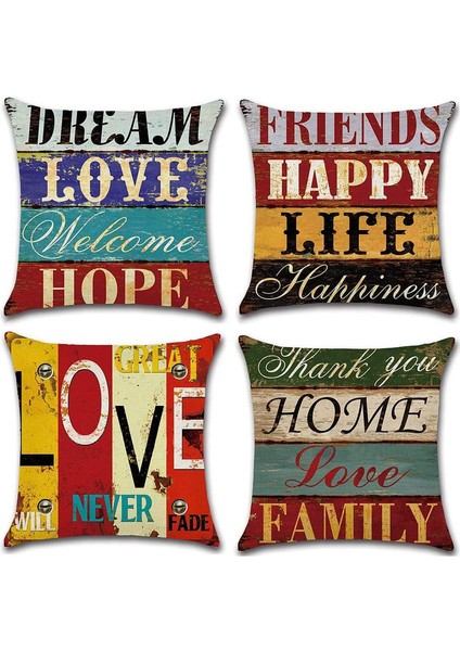 Alfabe Kapağı 45 x 45 cm (Yurt Dışından)