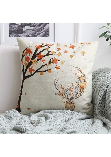 Yastık Kılıfı 45X 45CM Suluboya Manzara (Yurt Dışından) modelleri