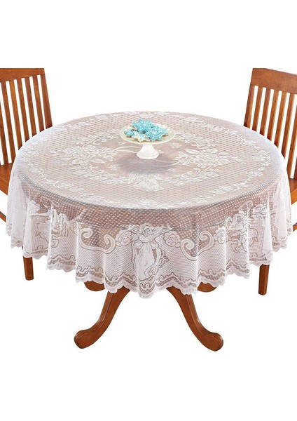 178CM Melek Yuvarlak Masa Sanatı. Dantel Masa Örtüsü (Yurt Dışından)