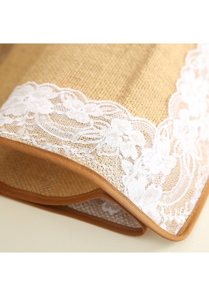 Jüt ve Dantel Masa Bayrağı 30X180CM (Kalın) (Yurt Dışından) indirimleri