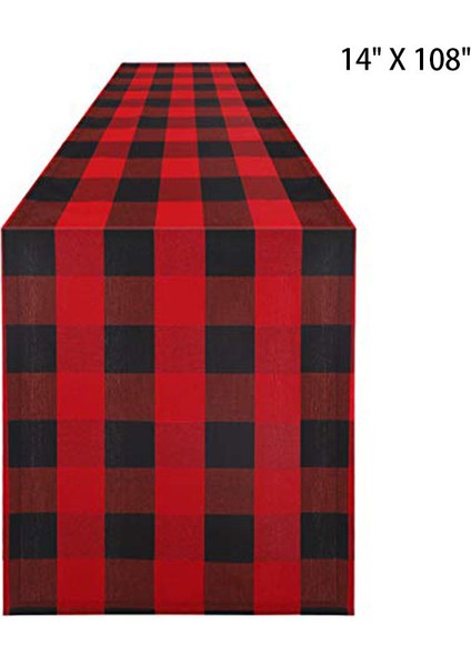 35X275 cm Kırmızı-Beyaz Masa Sırtı (Yurt Dışından) fiyatları