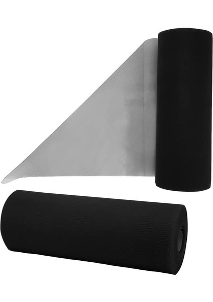 Tiul Rulo 15CM x 25Y Parti Dekorasyonu (Siyah) (Yurt Dışından)