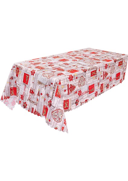 150*180CM Ince Vintage Desen (Kırmızı) (Yurt Dışından)