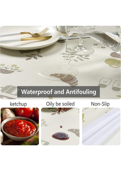 138X200CM Leke Tutmaz Masa Örtüsü (Çay Seti) (Yurt Dışından) fiyatları