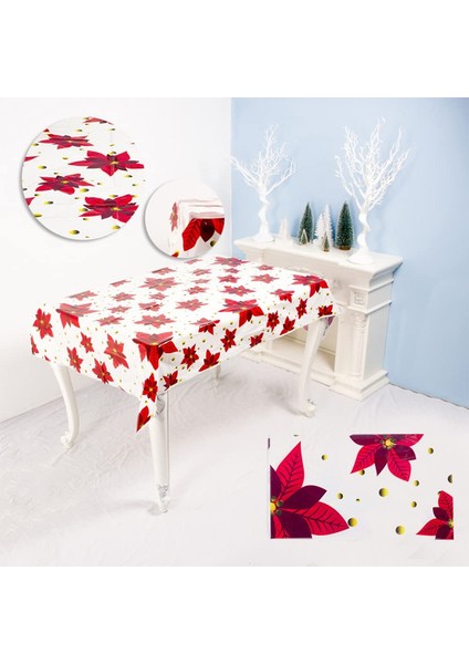 3x 110X180CM Yılbaşı Masa Örtüleri Shabby Chic (Yurt Dışından) indirimleri