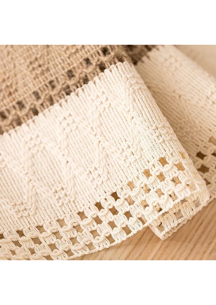 180*30CM Bohem Tığ Işi Dantel Ponponlu Kiraz Kuşu (Yurt Dışından) modelleri