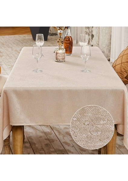 140 x 180 cm Ziyafet Masası Için Yatak Takımı (Bej) (Yurt Dışından)