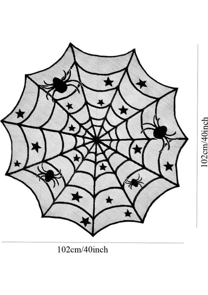 102X102CM Dantelli Gotik Masa Örtüsü (Yurt Dışından) fiyatları