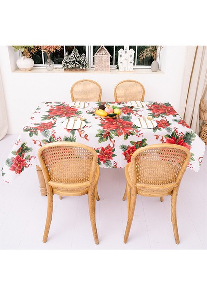 Masa Örtüsü Baskılı 180X140CM (Çiçekler) (Yurt Dışından) fırsatları