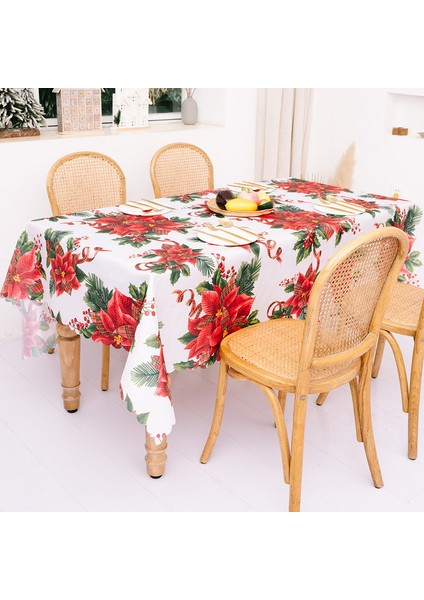 Masa Örtüsü Baskılı 180X140CM (Çiçekler) (Yurt Dışından) indirimleri