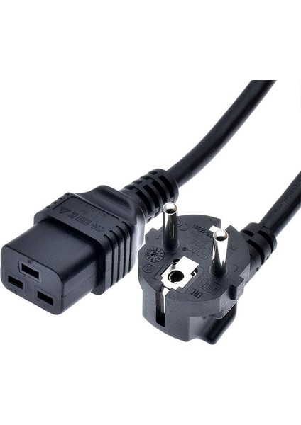 Ups C19 Power Kablosu 16 Amper 3x1,5 C19 Power Kablo 5 Metre