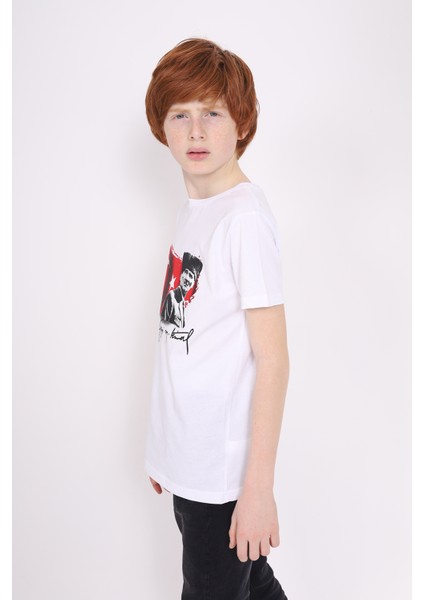 Toontoy Unisex Çocuk Atatürk Baskılı Tişört fiyatları