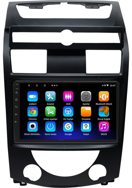 Ssangyong Rexton Android 12 Kablosuz Carplay Navigasyon Multimedya Ekran Teyp - MY-0609W-