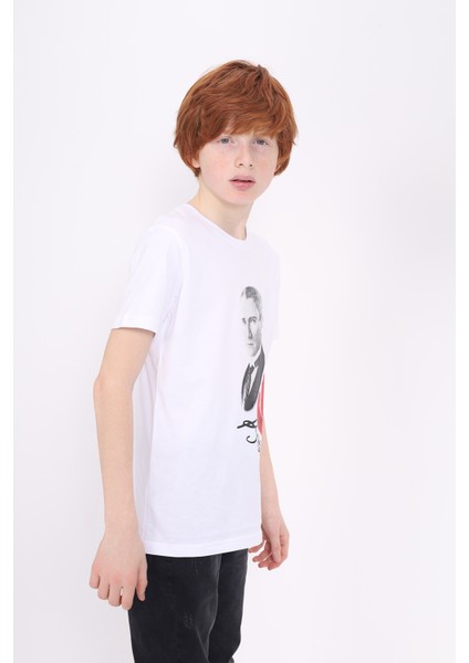 Toontoy Unisex Çocuk Atatürk Baskılı Tişört fiyatları