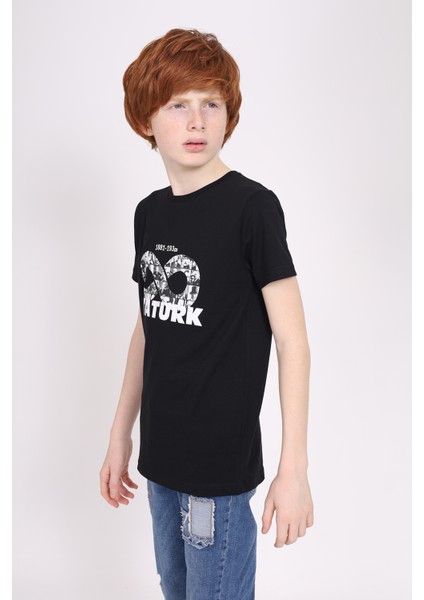 Toontoy Unisex Çocuk Atatürk Baskılı Tişört modelleri