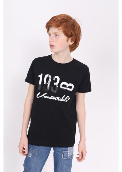 Toontoy Unisex Çocuk Atatürk Baskılı Tişört