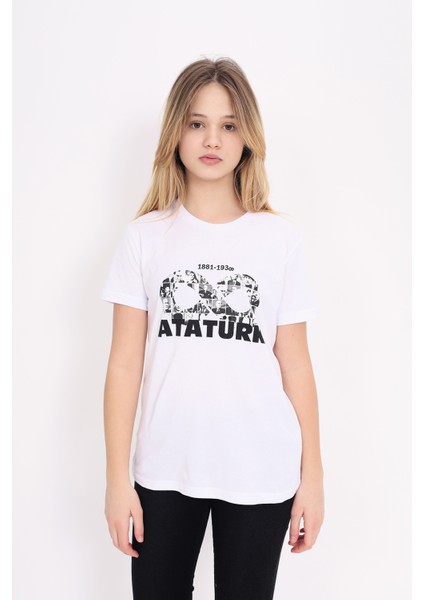 Toontoy Unisex Çocuk Atatürk Baskılı Tişört indirimleri