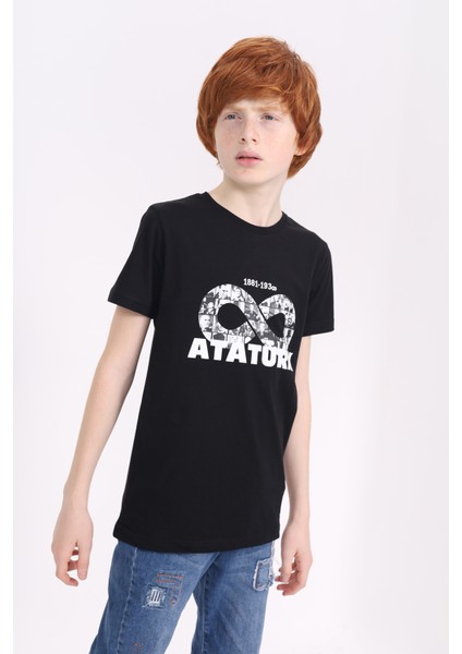 Toontoy Unisex Çocuk Atatürk Baskılı Tişört fiyatları
