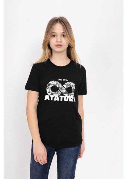 Toontoy Unisex Çocuk Atatürk Baskılı Tişört indirimleri