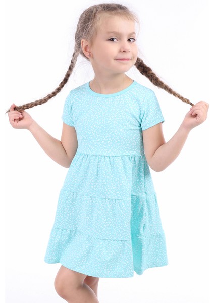 Kız Çocuk Baskılı Elbise