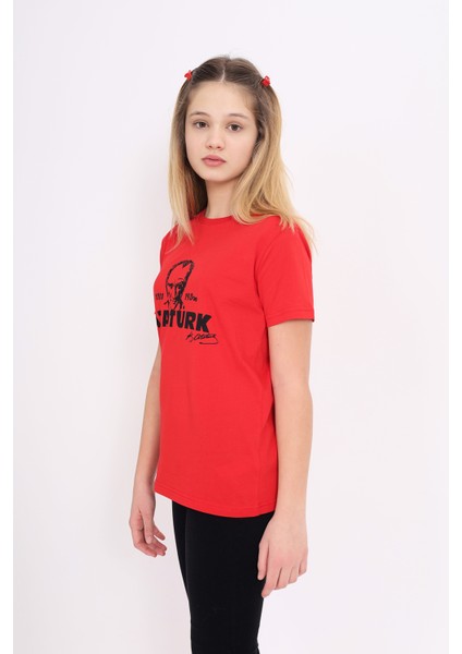 Toontoy Unisex Çocuk Atatürk Baskılı Tişört indirimleri