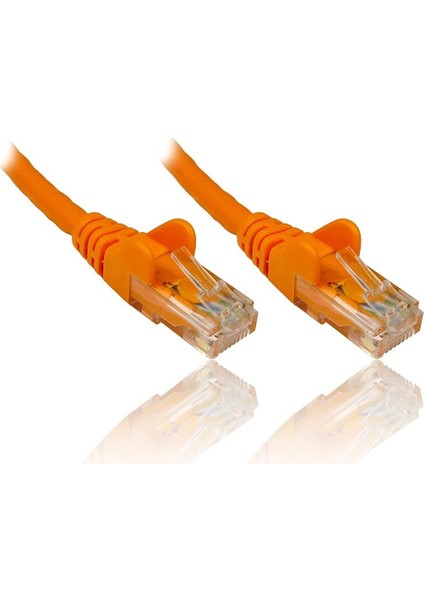 1 Metre Turuncu Cat6 Ethernet Kablosu