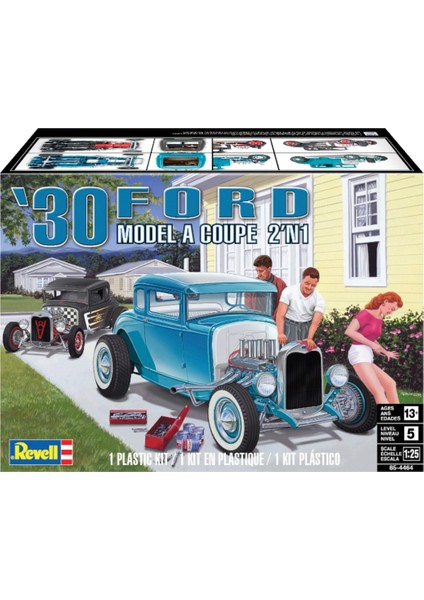 Maket Araba 1/25 Ölçek 1930 Ford Model A Coupé N:14464