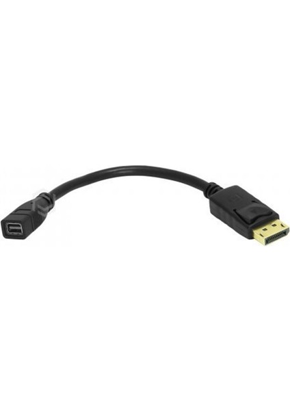 0.15METRE FA-6654C Display Port - Mdisplayport Dişi Görüntü Kablosu Siyah 49653