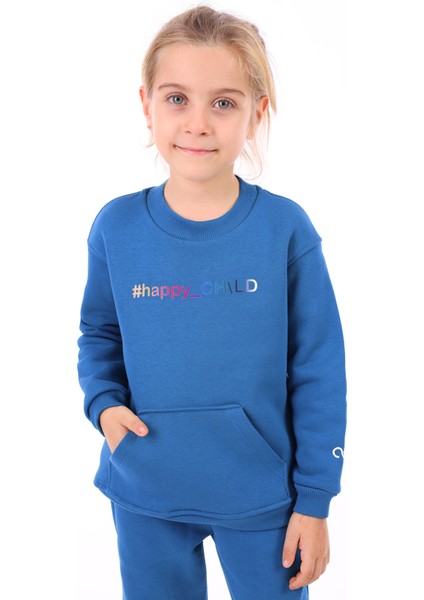 Unisex Çocuk Baskılı Sweatshirt fırsatları
